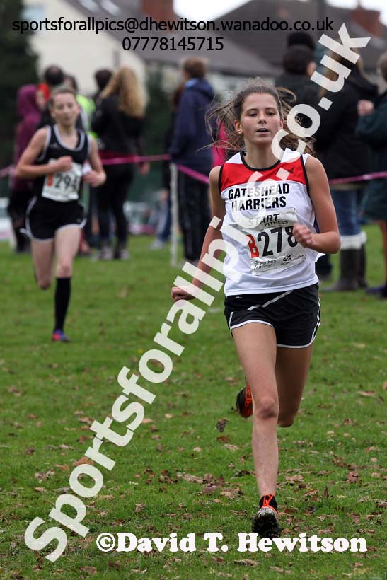 Under-15 girls Northern Cross Country Relays. Photo: David T. Hewitson/Sports for All Pics